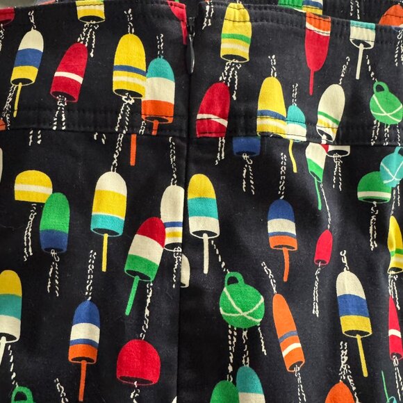 Talbots‎ Skirt Size 18W Nautical Fishing Buoy Novelty Print Colorful SS-1867 - Picture 5 of 9